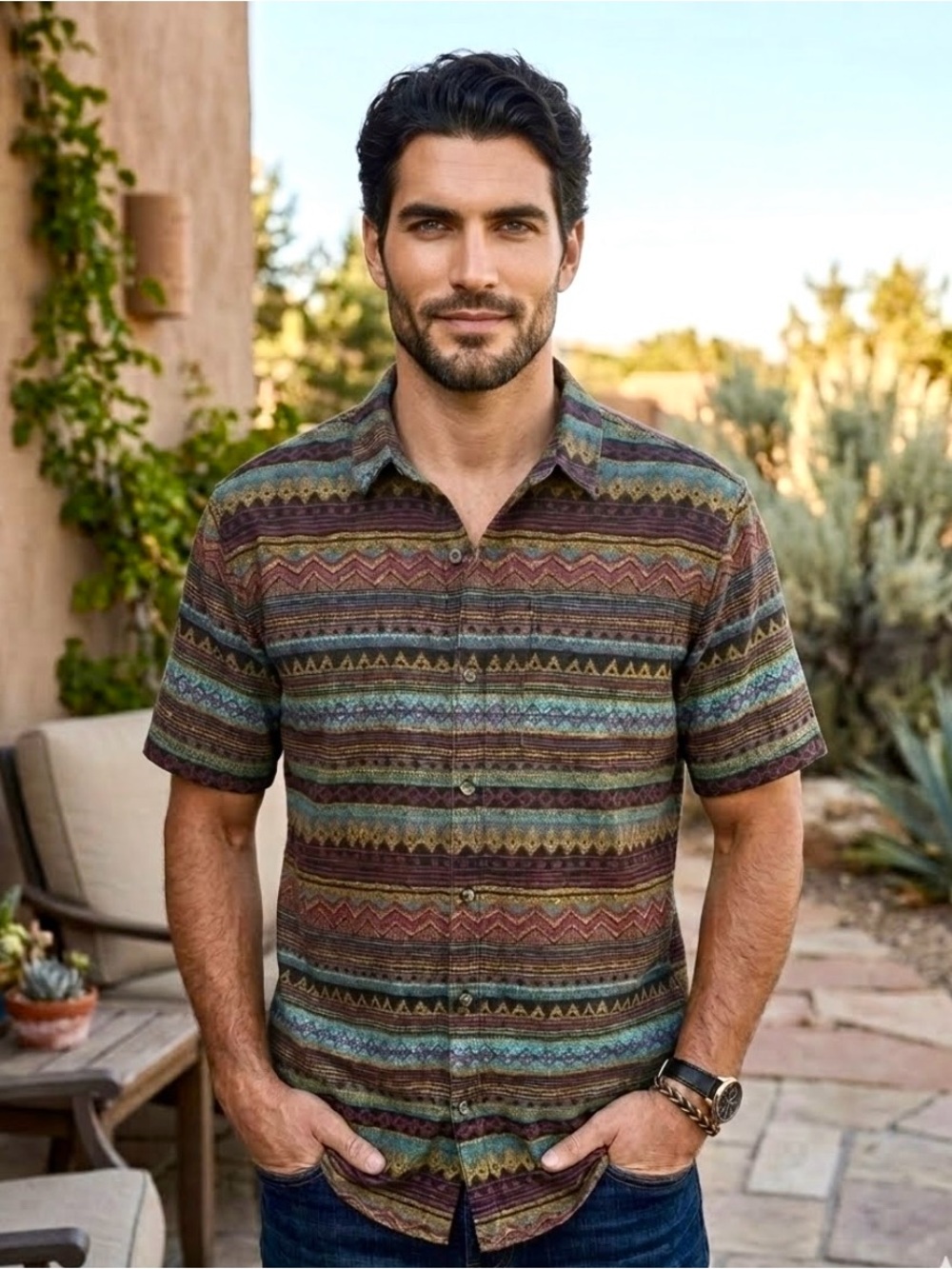 ROLLA’S  "Bon" Short Sleeve Shirt (or known as the "Beach Boy" Shirt).
